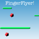 Finger Flyer! main screen (Mobile screenshot taken by: Eric Dively/TruthPub)